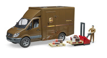 Bruder MB Sprinter UPS With Driver & Accessories