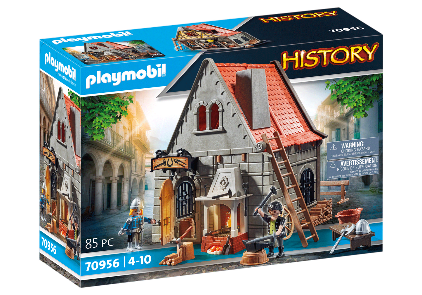 Playmobil Plus 70956 Medieval Blacksmith's Forge