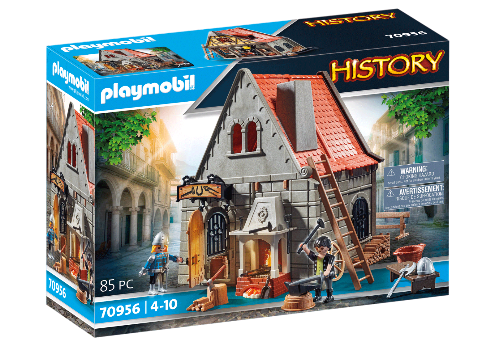 Playmobil Plus 70956 Medieval Blacksmith's Forge