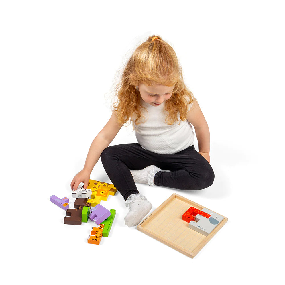 BigJigs Animal Lock-A-Block