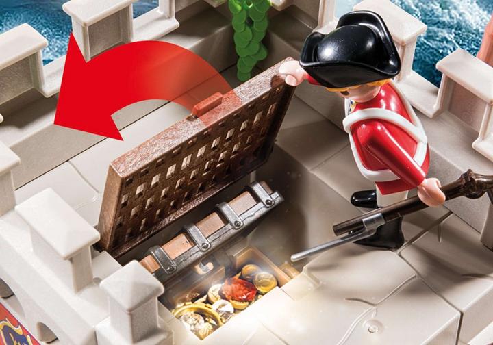 Playmobil 70413 Pirates Defence Island With Floating Boat