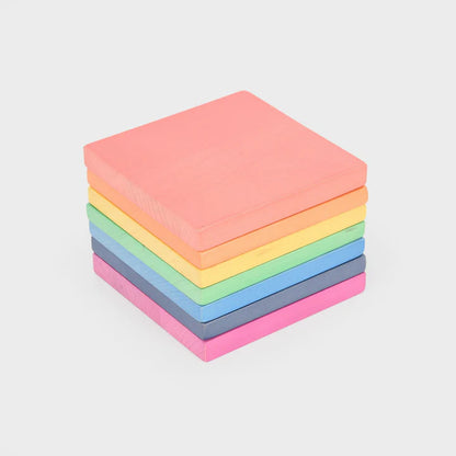 TickiT Rainbow Wooden Shape Stacker