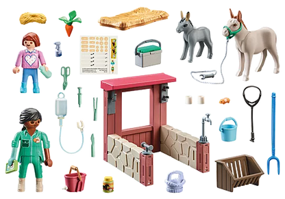 Playmobil 71471 Country Farmyard Veterinarian Starter Pack