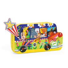 Djeco The Rainbow Bus Silhouette Puzzles