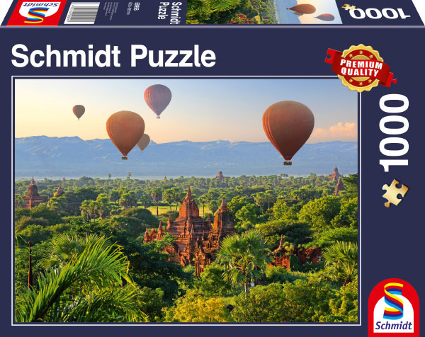 Schmidt Hot Air Balloons, Myanmar (1000pc)