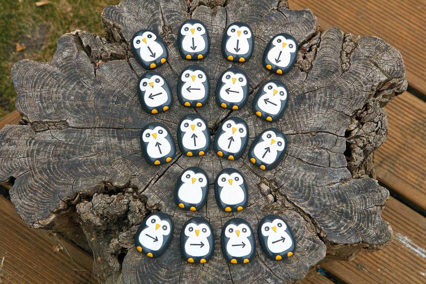 Yellow Door Pre-Coding Penguin Stones