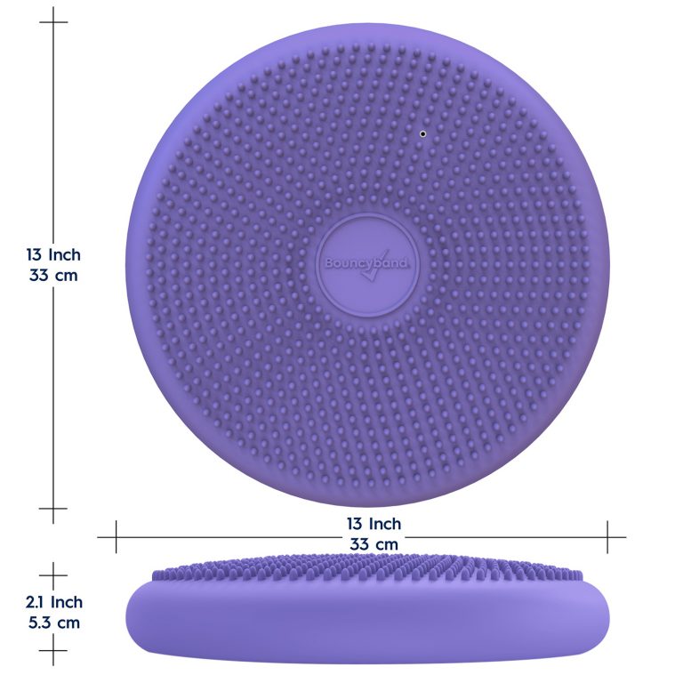 Bouncyband Wiggle Seat Big Sensory Cushion Purple