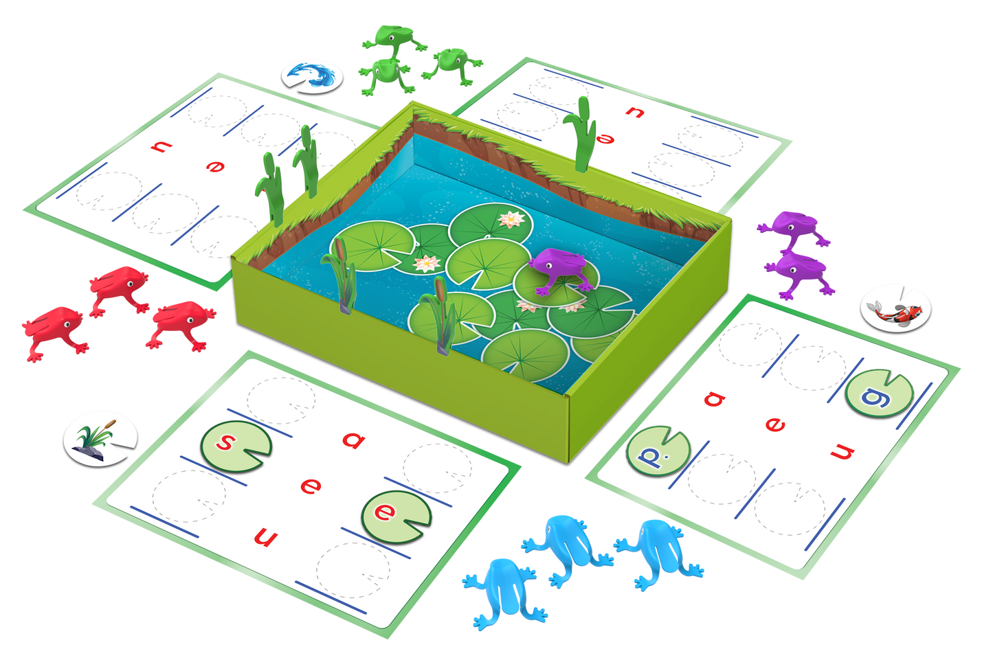 Learning Resources Lily Pad Letter Hop Word-Building Game