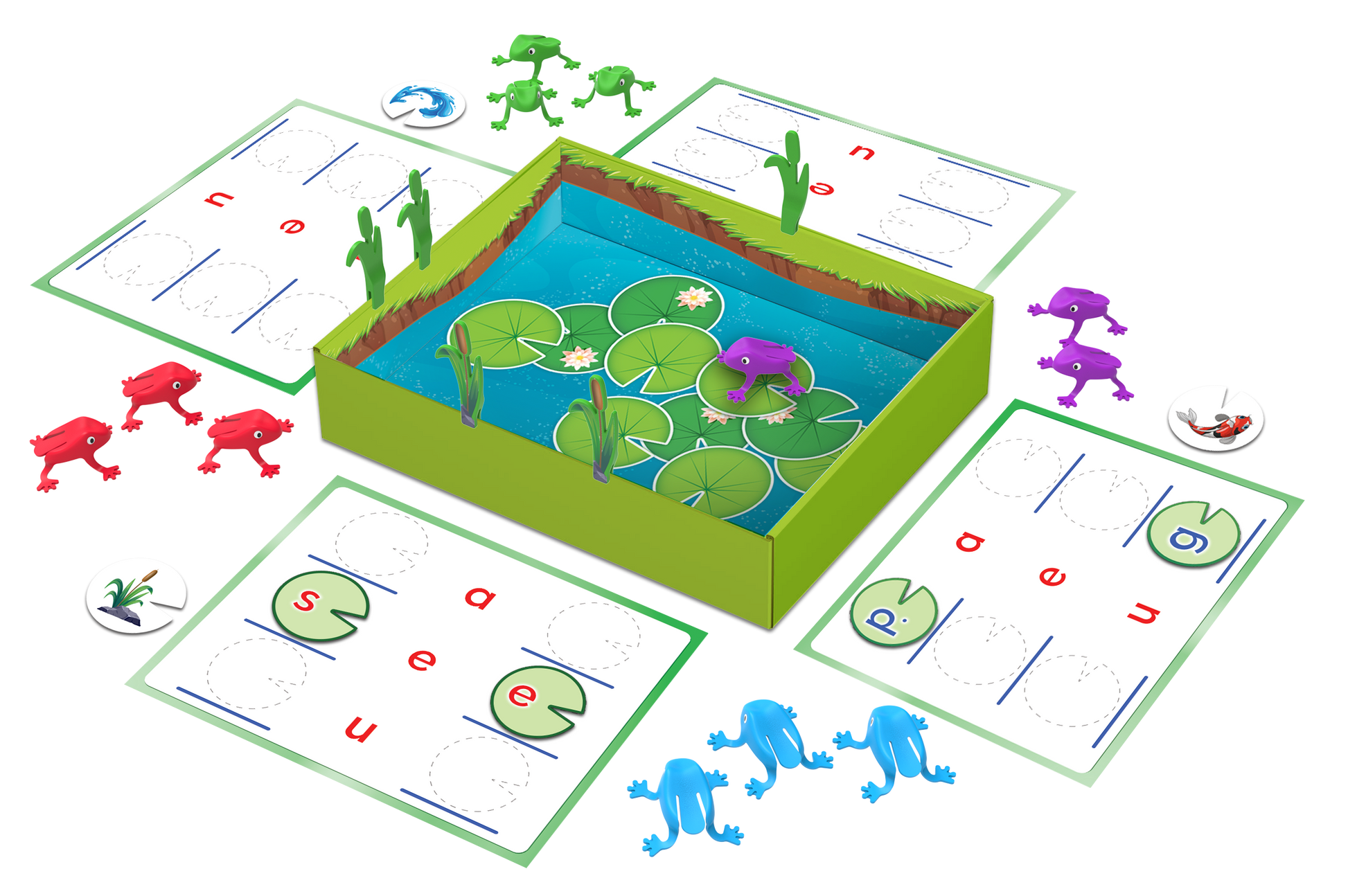 Learning Resources Lily Pad Letter Hop Word-Building Game