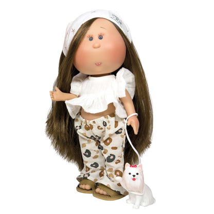 Nines D'Onil Mia Pet Brown Straight Hair Case