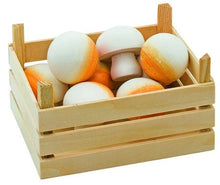 Goki Mushrooms In Vegetable Crate Toy