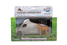 Kids Globe Die Cast Anemone Horse Truck W/Light & Sound