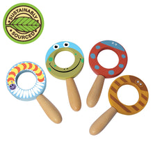 House Of Marbles Natural Discovery Wooden Magnifying Glass (1 Chosen at Random)