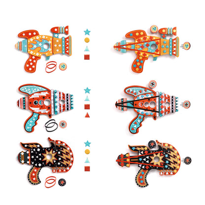 Djeco DIY Kosmic Token Launchers