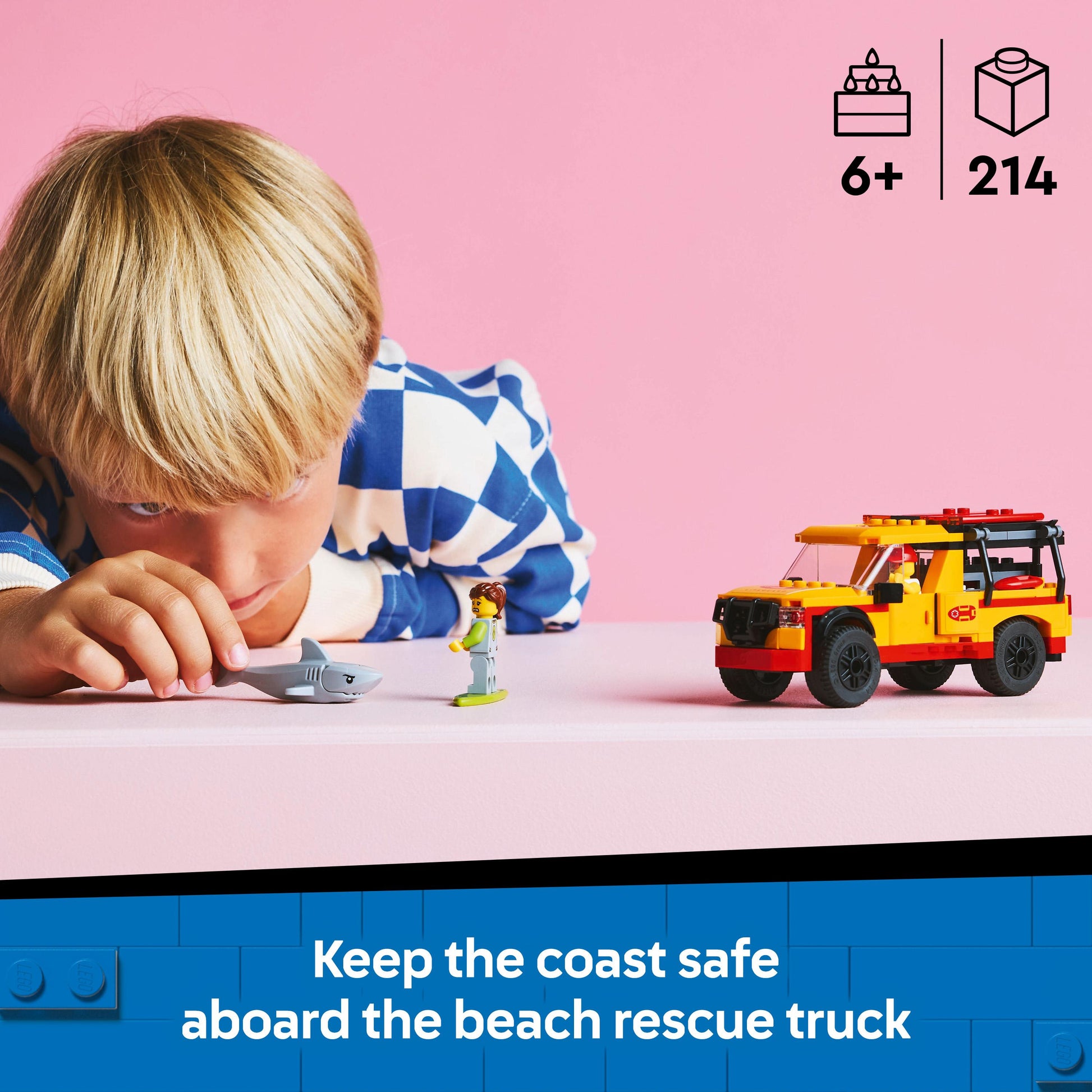 Lego City Great Vehicles 60453 Lifeguard Beach Rescue Truck