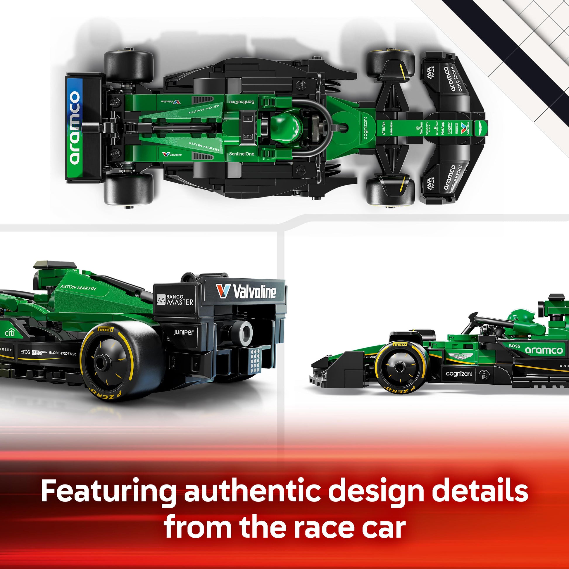 Lego Speed Champions 77245 Aston Martin Aramco F1® AMR24 Race Car
