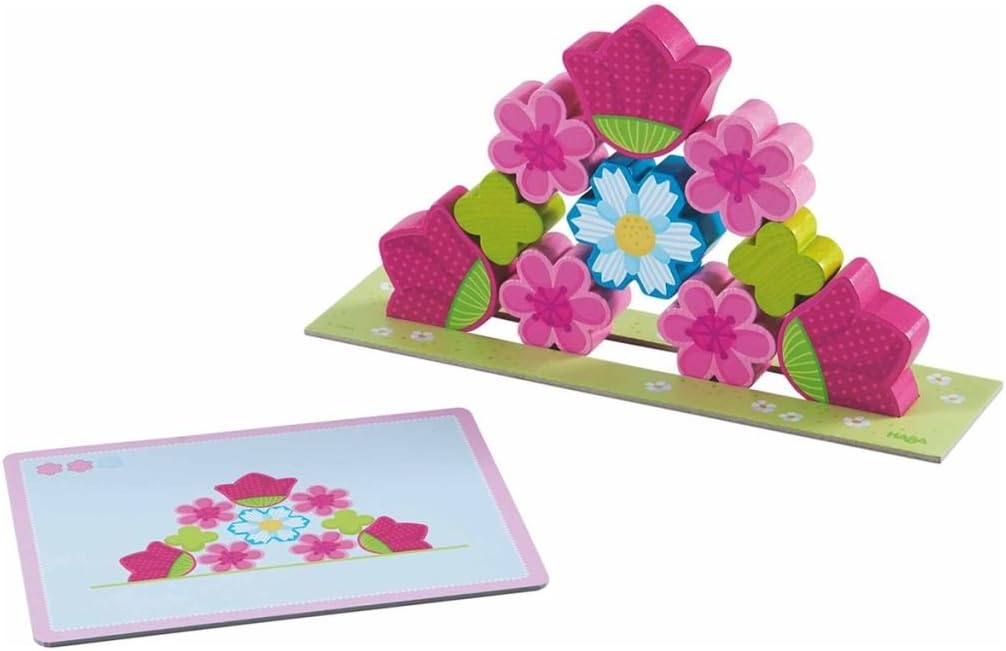 Haba Stacking Game Flowers