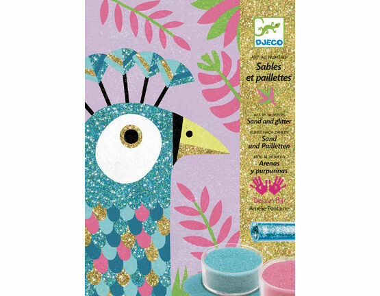 Djeco Coloured Sands Dazzling Birds