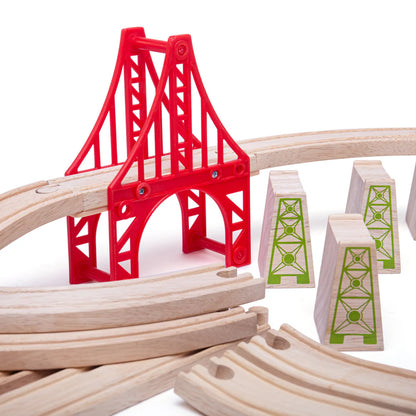 BigJigs Trains Bridge Expansion Pack