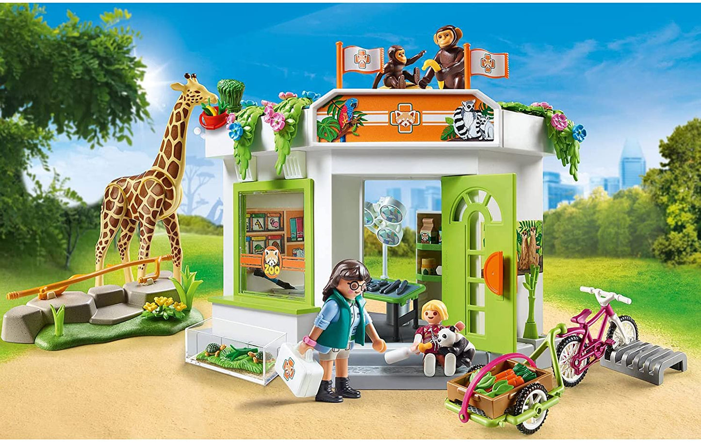 Playmobil 70900 Family Fun Zoo Veterinary Practice Promo Pack