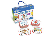 Learning Resources 3-Letter Word Puzzle Cards