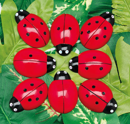 Yellow Door Ladybug Counting Stones