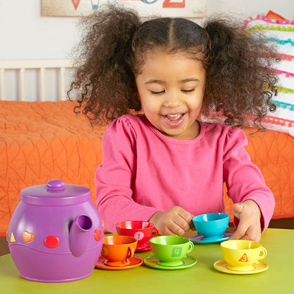Learning Resources Serving Shapes Tea Set
