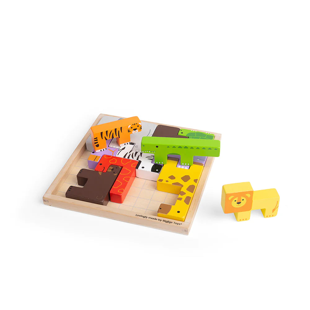 BigJigs Animal Lock-A-Block