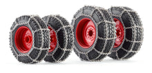 Wiking Wheel Set W/Chains For Fendt 828