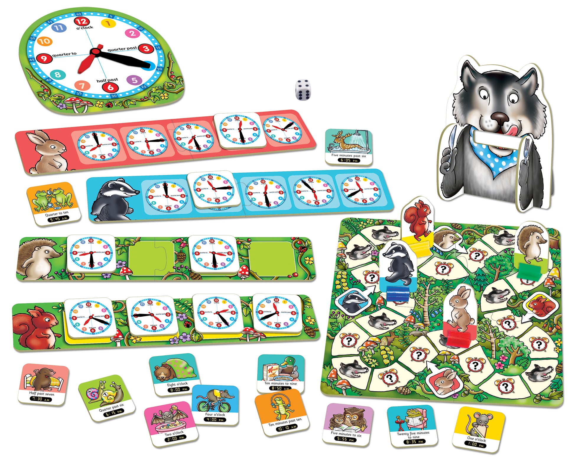 Orchard Toys What's the Time Mr Wolf (As Gaelige)