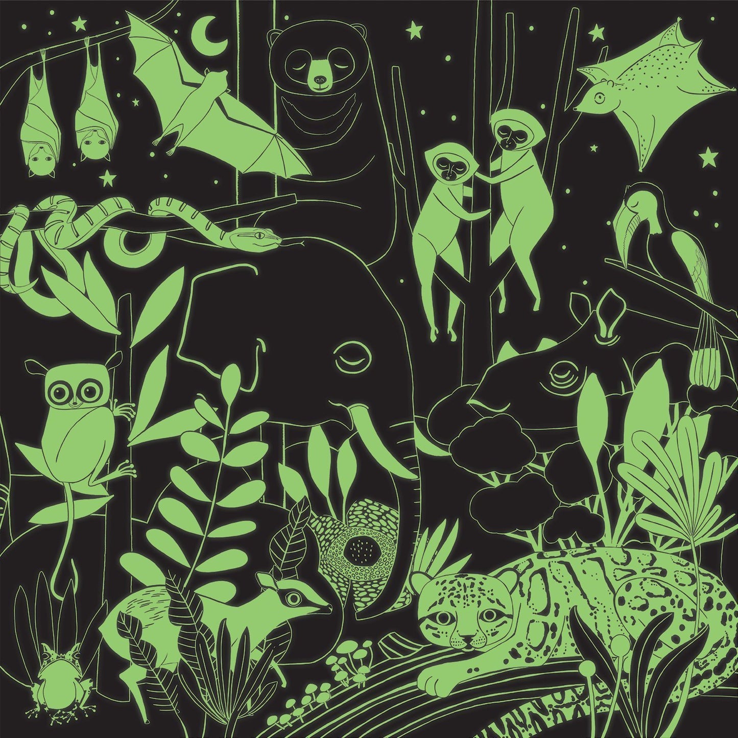 Delete inated 500 Piece Glow in the Dark Puzzle