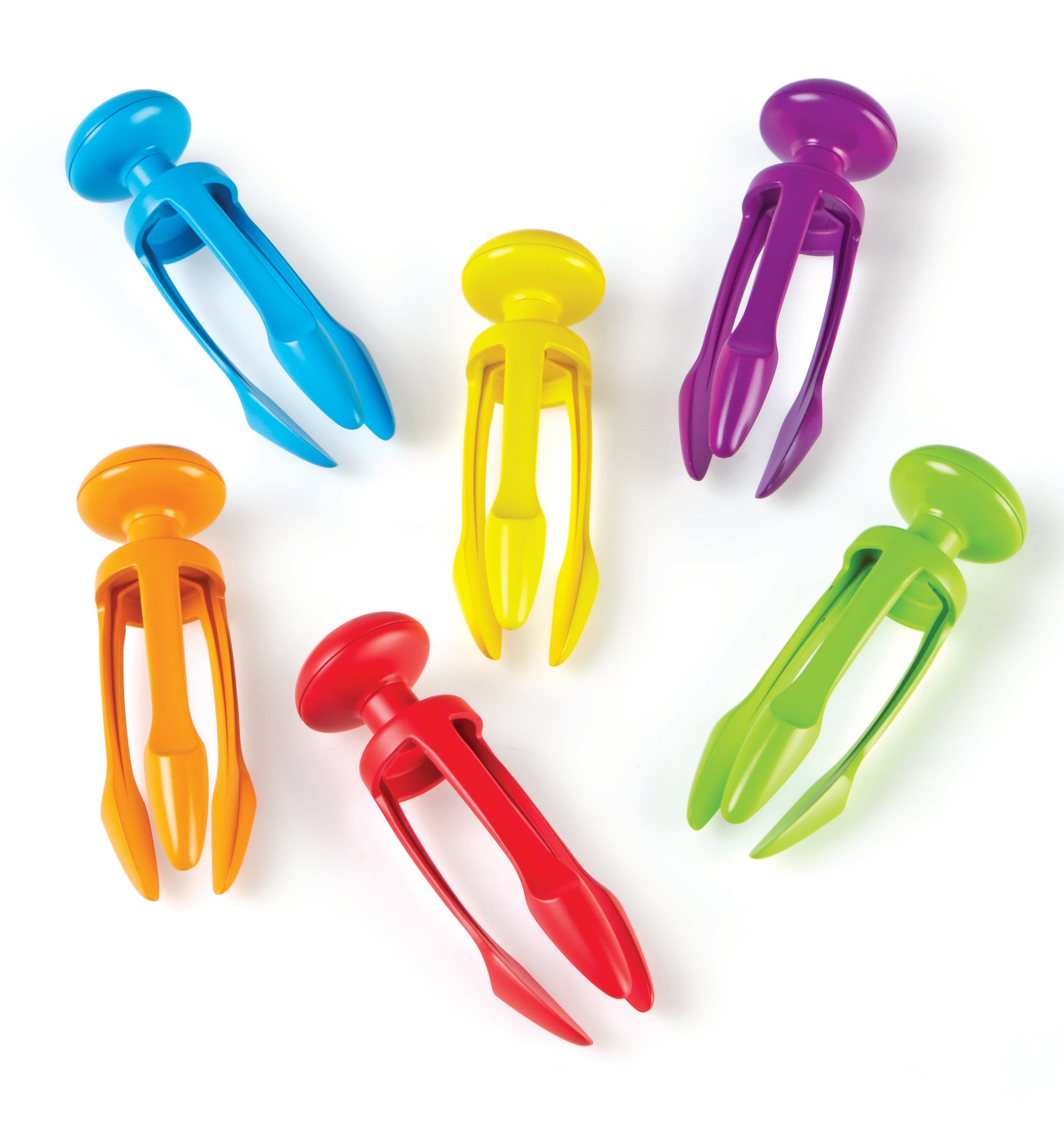 Learning Resources Tri-Grip Tongs (Set of 6)