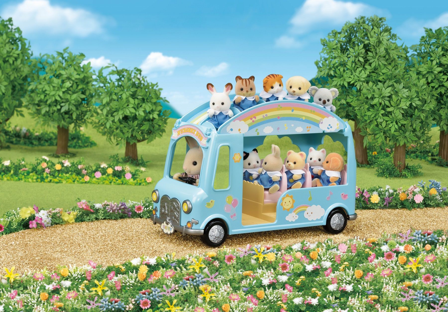 Sylvanian Families Sunshine Nursery Bus