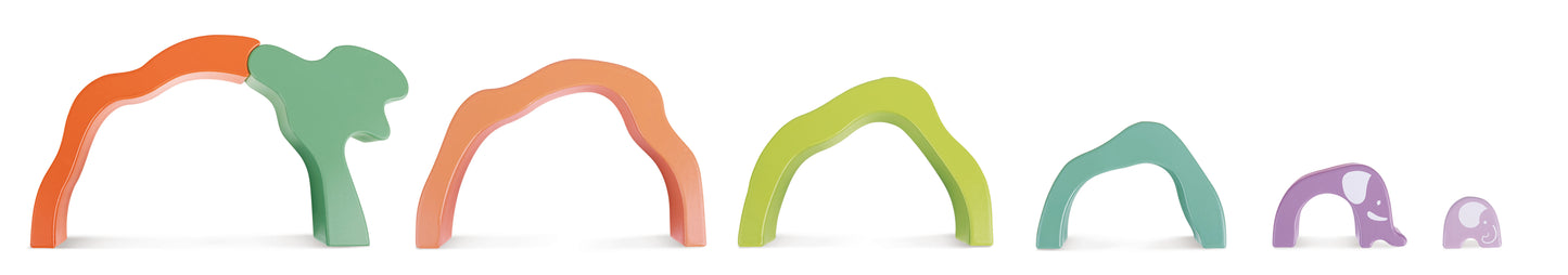 Hape Safari Elephant Stacking Blocks