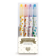 Djeco 4 Tinou Glitter Markers