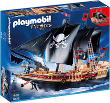 Playmobil 6678 Floating Pirate Raiders Ship with 3 Pirates