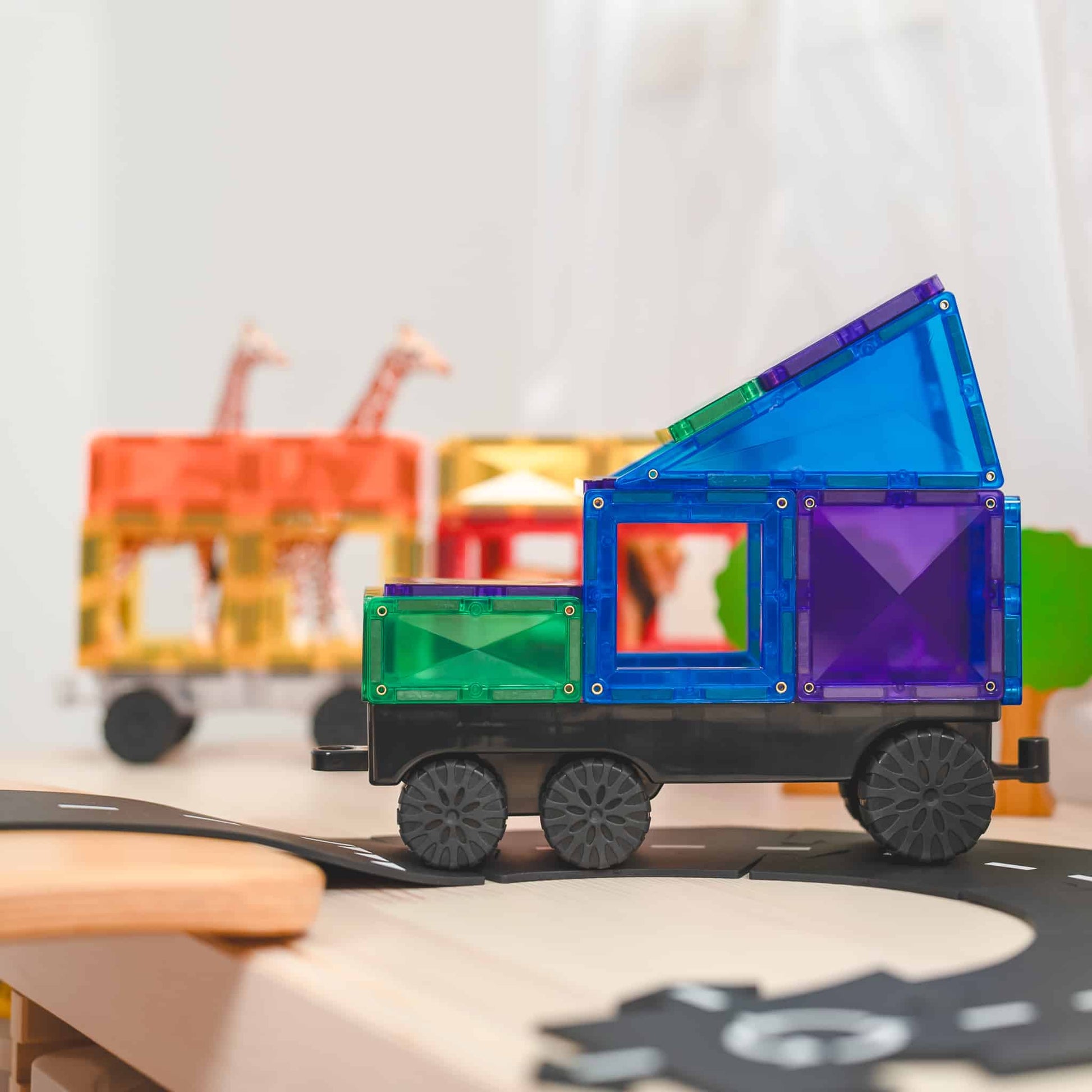 Connetix Tiles Rainbow 50 Pc Transport Pack