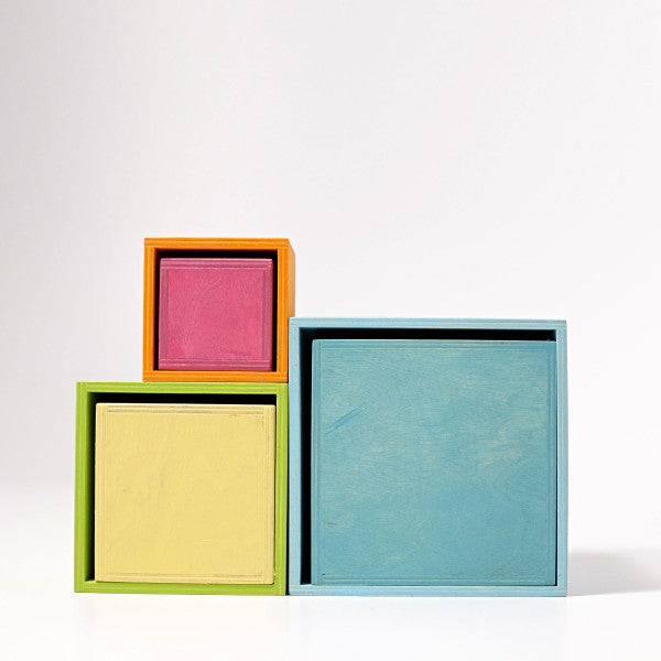 Grimms Large Set of Boxes Pastel
