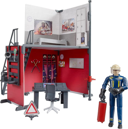 Bruder Bworld Fire Station With Fireman ( 62701)