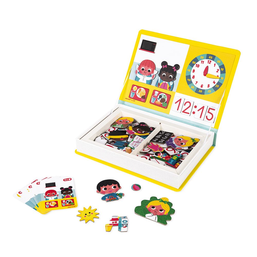 Janod Learn to Tell the Time Magneti'book
