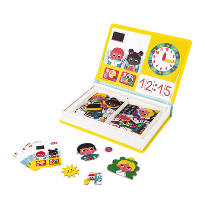 Janod Learn to Tell the Time Magneti'book