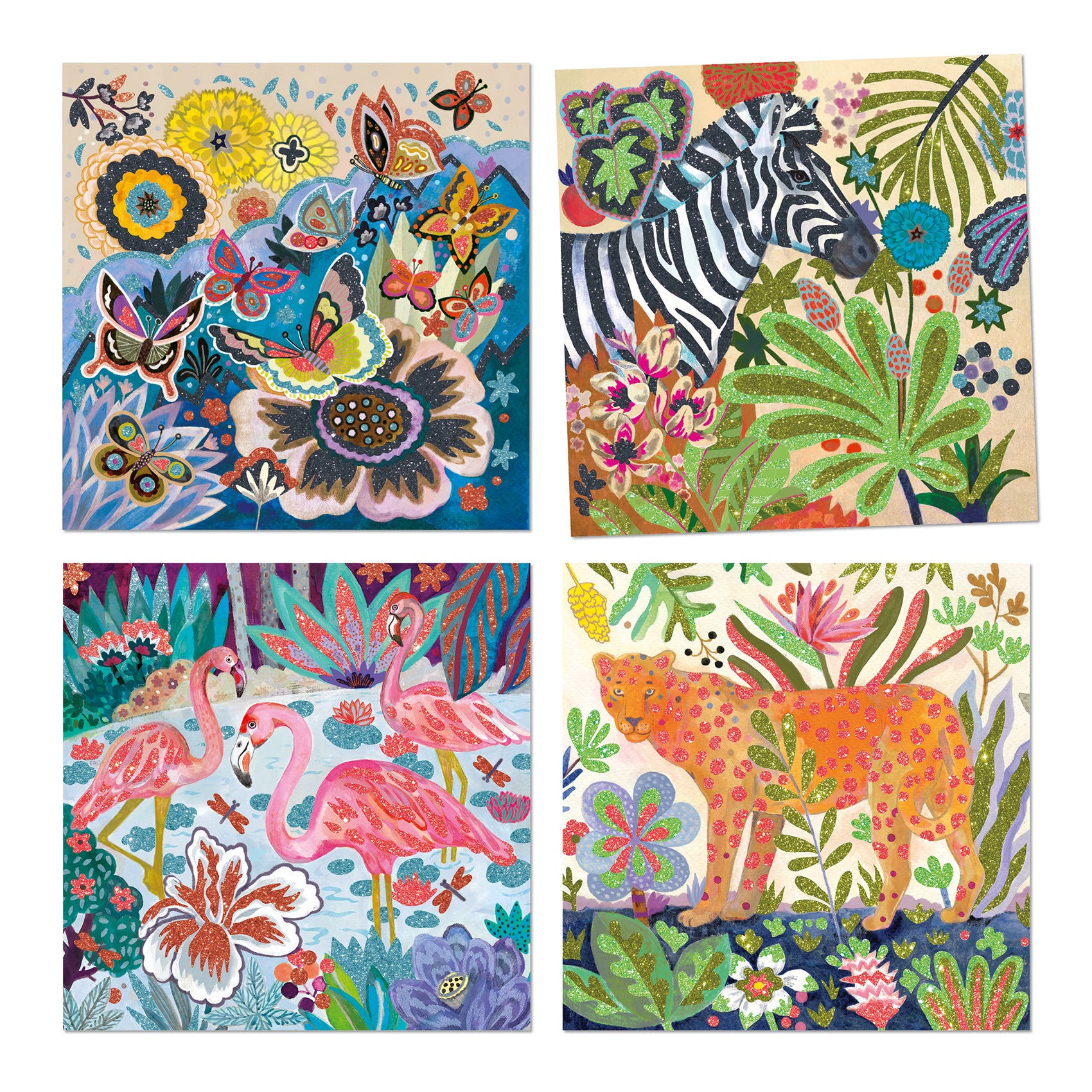 Djeco Glitter Boards Tropico (F)