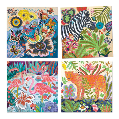 Djeco Glitter Boards Tropico (F)