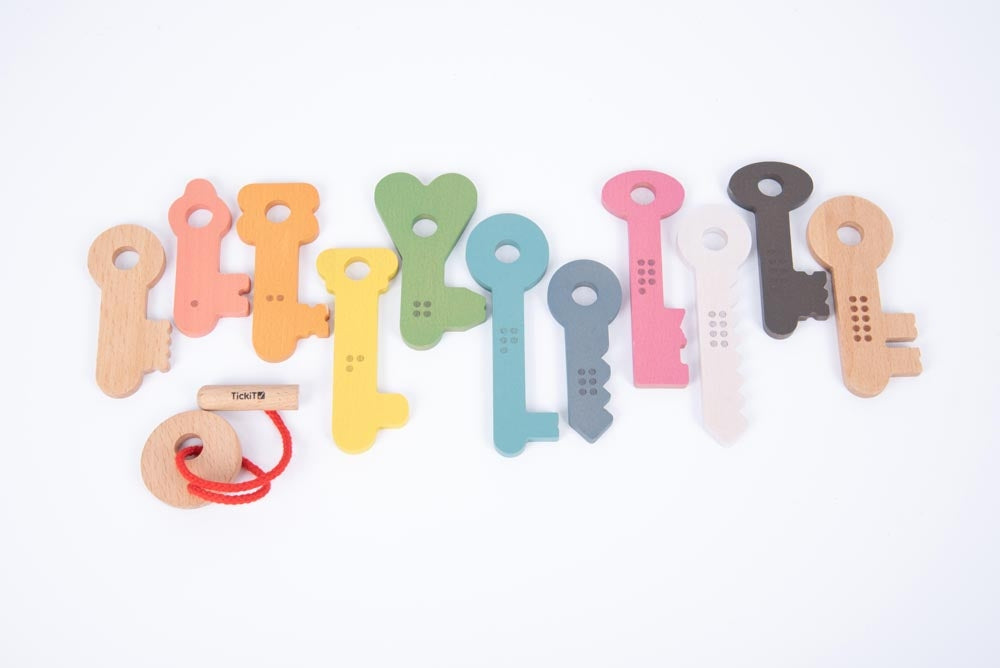Tickit Rainbow Wooden Keys