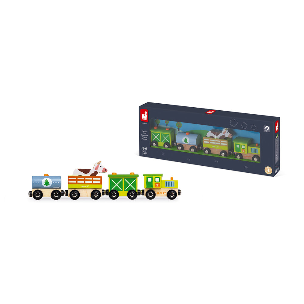 Janod Story Farm Train