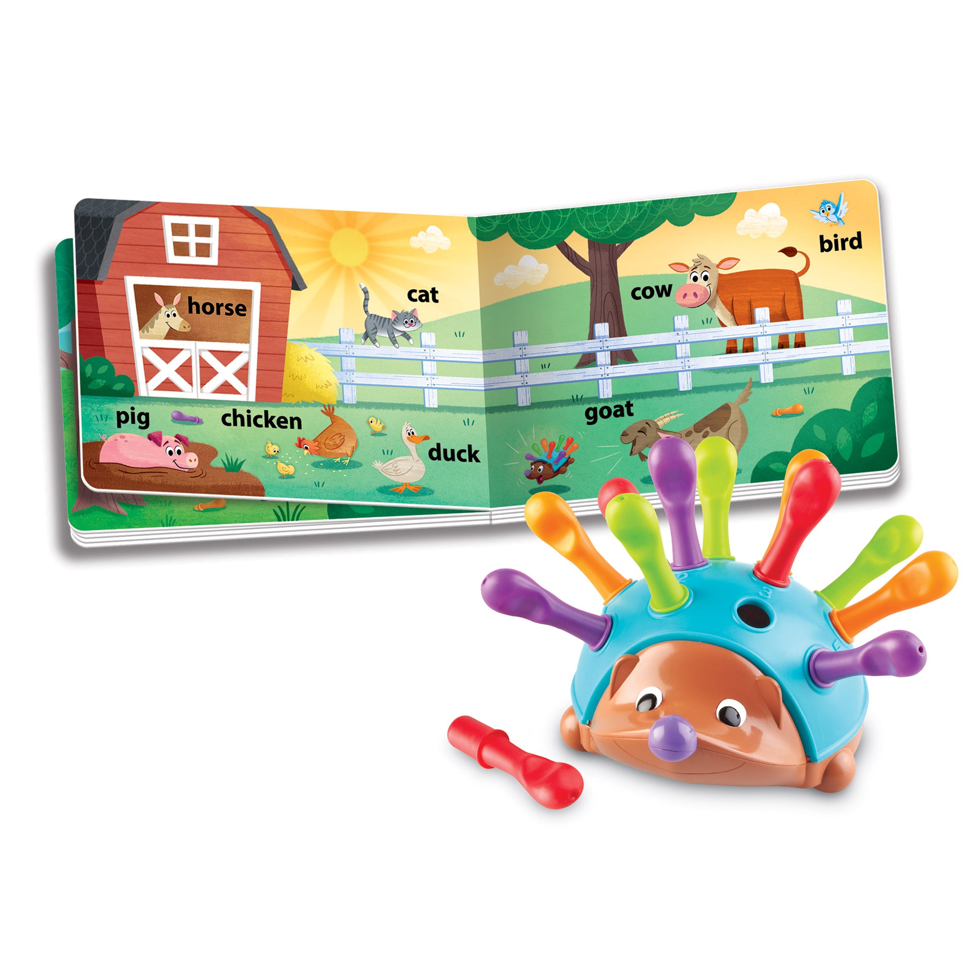 Learning Resources Spike The Fine Motor Hedgehog® First Words Book Set