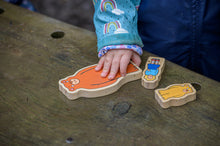 Yellow Door Goldilocks and the Three Bears Wooden Characters