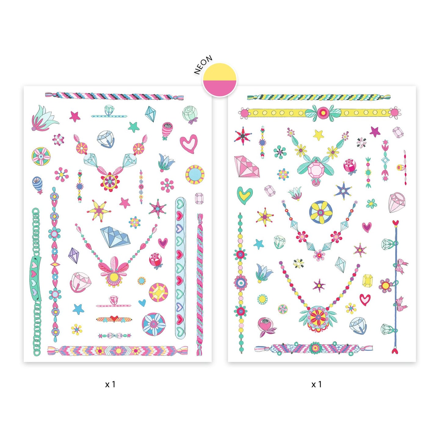 Djeco Jenni's Jewels Temporary Tattoos