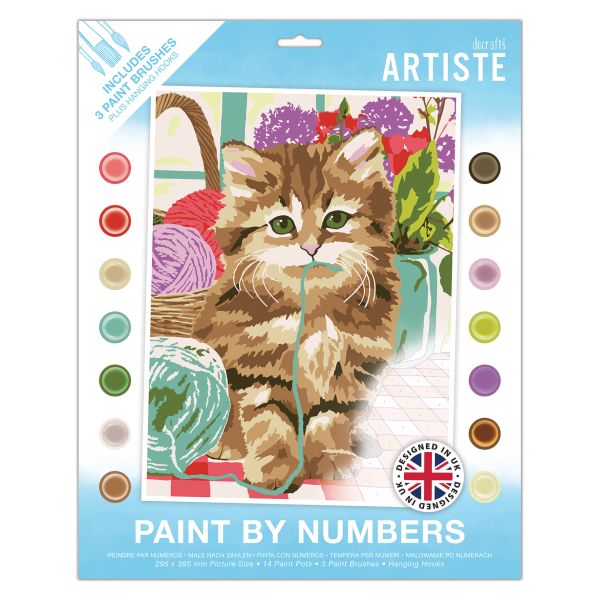 Paint By Numbers Cute Kitten