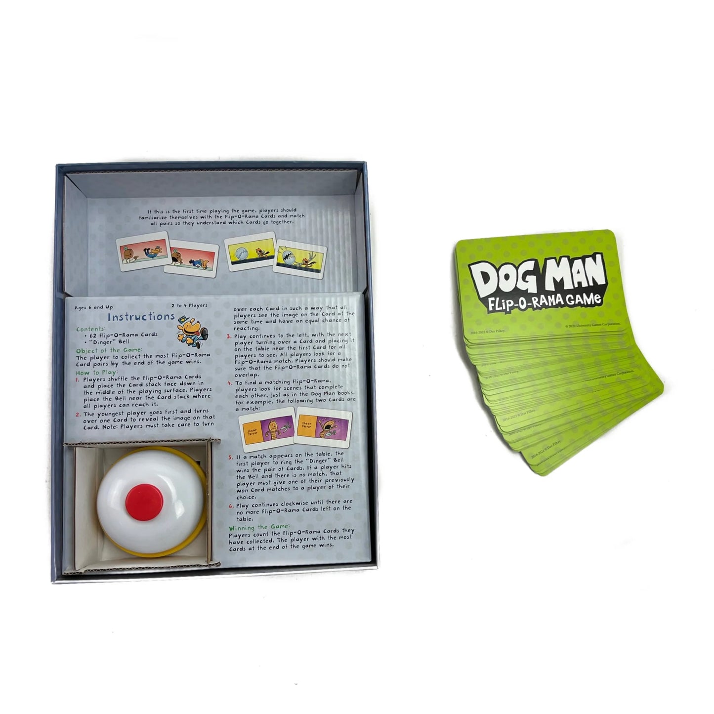 University Games Dog Man Flip-O-Rama Game
